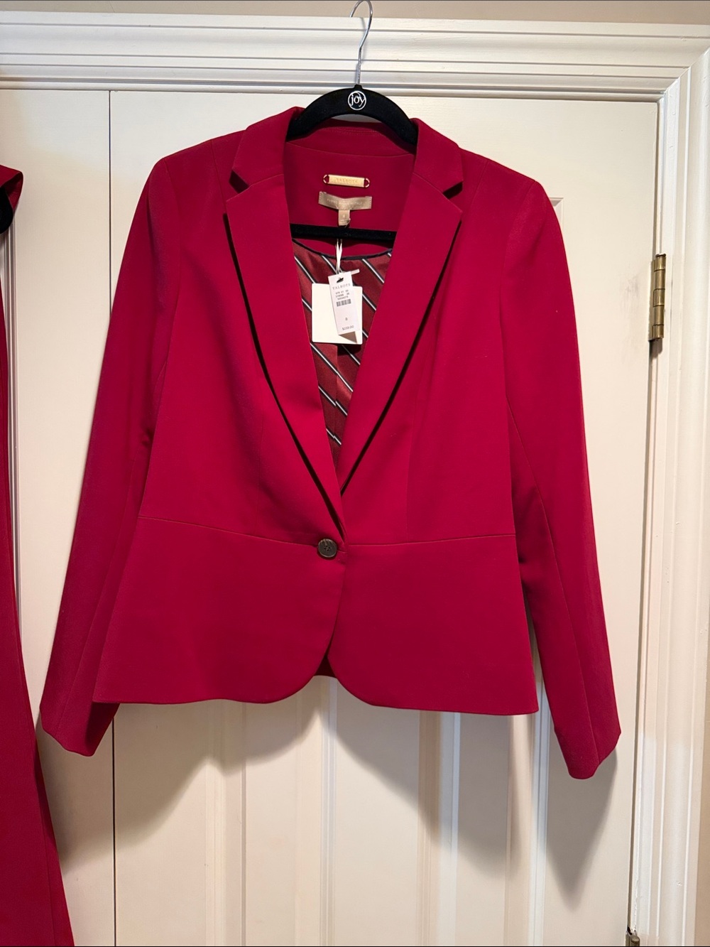 NWT Talbots Women's Deep Red Tailored Blazer